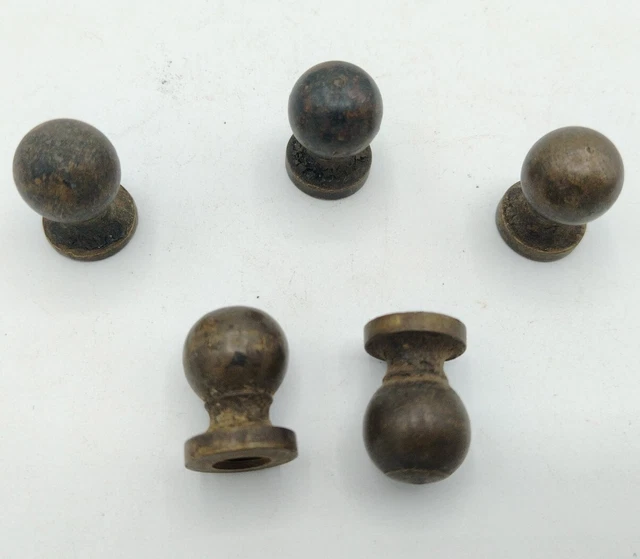 Lot De Pièces Anciennes En Bronze : Boutons, Pieds, Réveil, Horloge - Pour Bricolage Ou Collection
