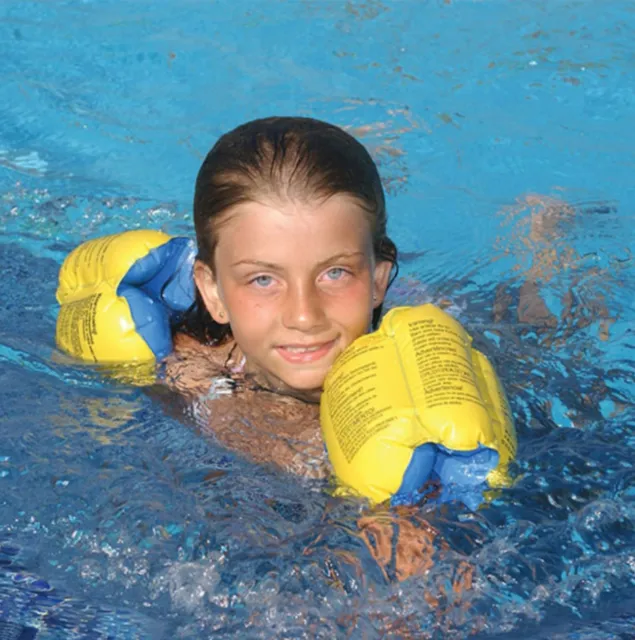 Kids Floaties - Swimming inflatable Deluxe Arm Bands,  Learn to Swim AGES 3-6