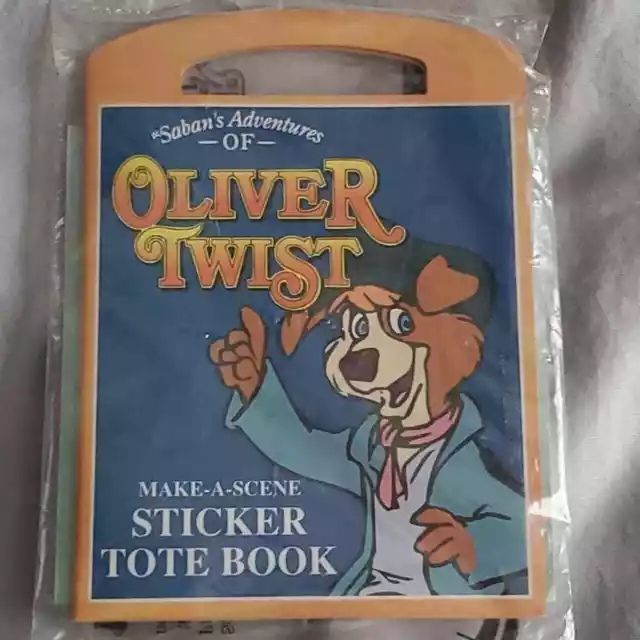 1997 LONG JOHN Silvers Oliver Twist Sticker Tote Book New in Package ...