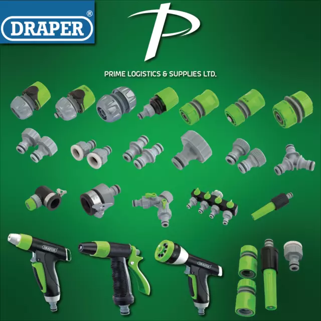 Draper Tools Hose Pipe Fitting Tap Connectors Fittings Hozelock - Compatible