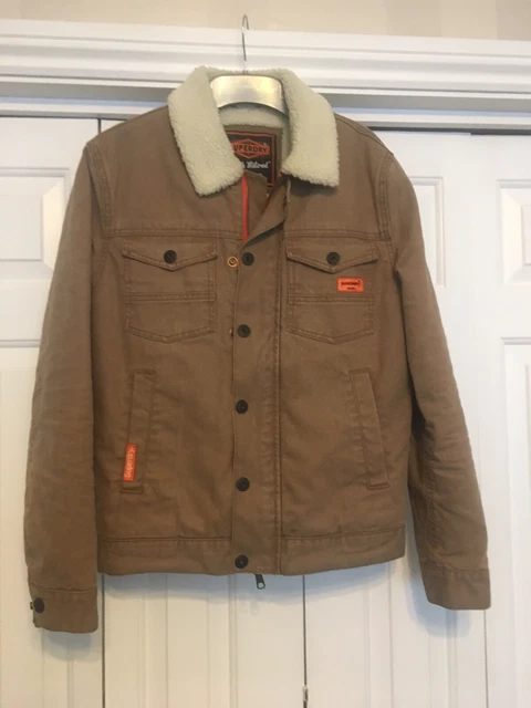 SUPERDRY  Work Sherpa Lined Mens Jacket/Coat