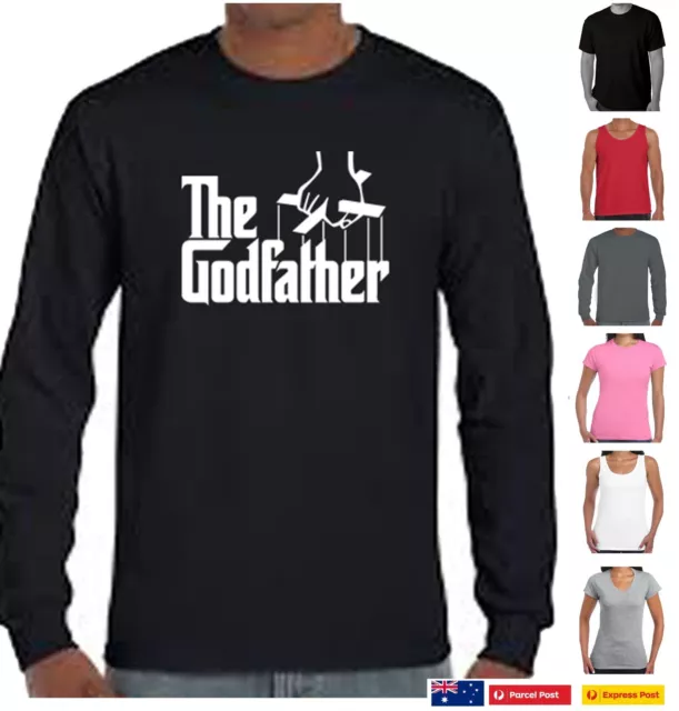 The Godfather God father Gift retro Funny T Shirts Men's t shirt Mens tee top