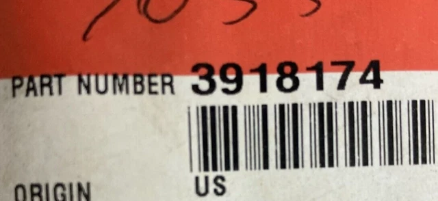 Cummins Engine Oil Cooler Core Gasket #3918174