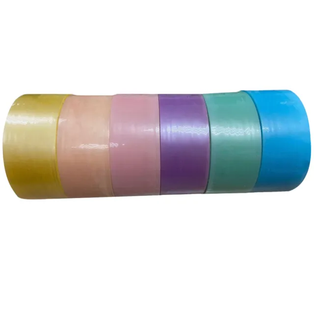 6 rollos cinta de plástico para niños novedad juguetes de estrés cintas de colores