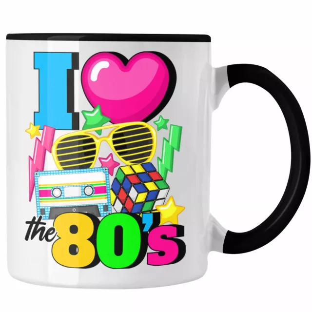 Trendation - I Love The 80's Tasse Geschenk 80er Jahre Achziger Jahre Erinnerung