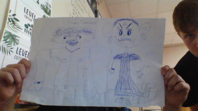 Princess and Prince Tinklebutt Original Drawing