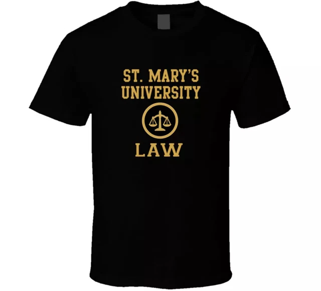 ST. MARY'S UNIVERSITY Law School Graduate TShirt £6.50 PicClick UK