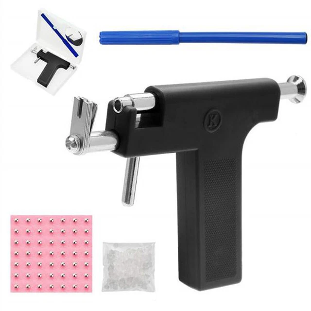 EAR NOSE PIERCING Gun With Ears Studs Tools Disposable Sterile Ear