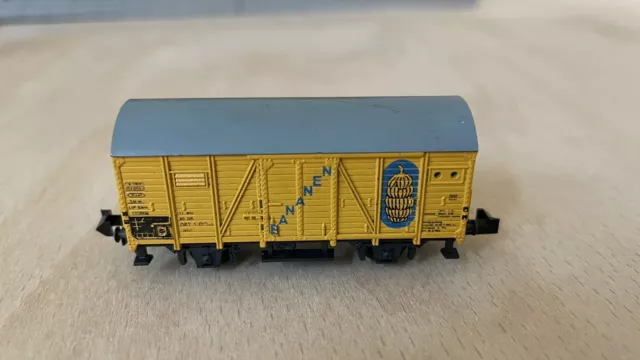 Minitrix Spur N (3523) Güterwagen Bananen ohne OVP
