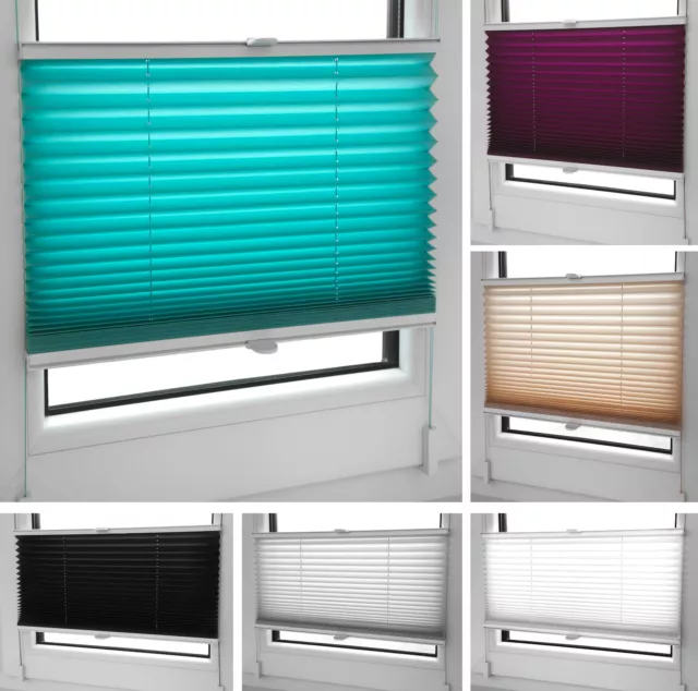 Pleated Blinds in Many Sizes/Colours Easy Fit Install Plisse Conservatory Blinds