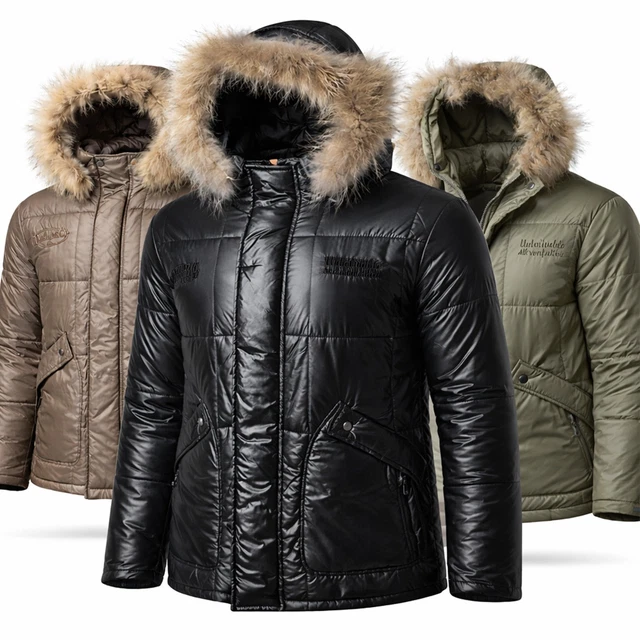 Gilet D'hiver Rembourré Homme Avec Capuche VEQUE - Coupe-vent, Imperméable - Neuf Avec étiquettes