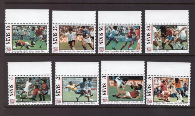 Nevis 1993 Football (1994) set MNH mint stamps