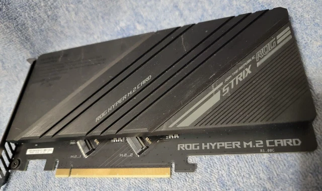 Asus Republic Of Gamers Rog Hyper M.2 Card - New Never Used - No Box Asus Republic Of Gamers Rog Hyper M.2 Card - New Never Used - No Box