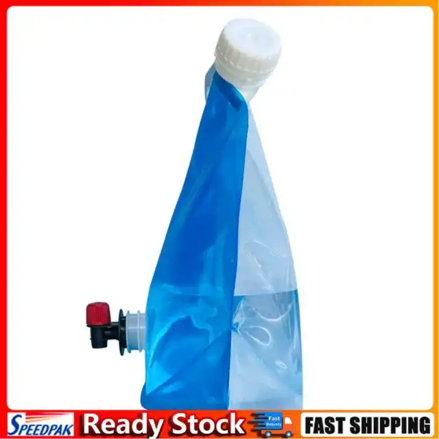 Camping Folding Water Bag No Leakage Water Container with Faucet Pouch (5L) Hot