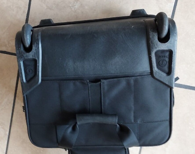Tumi Tech 58602 Black Ballistic Nylon Rolling Wheeled Laptop Briefcase Luggage 7
