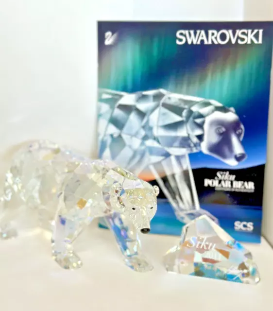 2011 Swarovski Retired SIKU Polar Bear Figurine with Original Packaging! 2011 Swarovski Retired SIKU Polar Bear Figurine with Original Packaging!