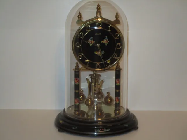 Vintage Kieninger & Obergfell Kundo 400 Day Anniversary Table Clock 11" Tall