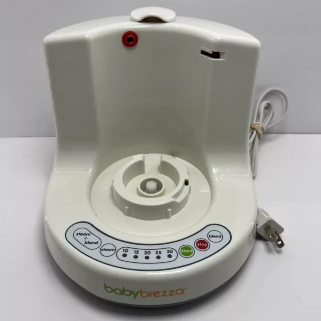 Baby Brezza One Step Baby Food Maker White/Grey *BASE ONLY* Tested
