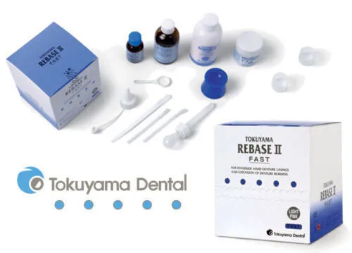 Tokuyama Rebase-II - fast dental chairside hard denture reline material 3