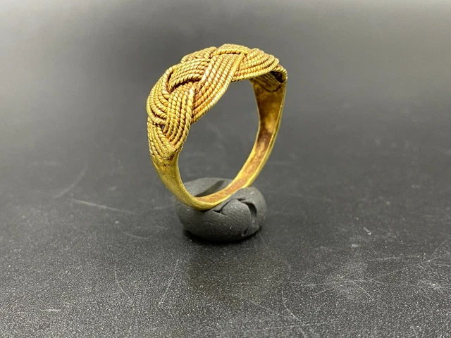 Old Vintage Ancient Antique Gold Jewelry Ring From South East Asia