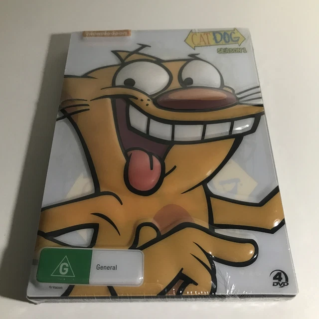 Cat Dog Season 1 DVD Region 4 PAL Sealed Metal Embossed Metal Case Nickeodeon Cat Dog Season 1 DVD Region 4 PAL Sealed Metal Embossed Metal Case Nickeodeon