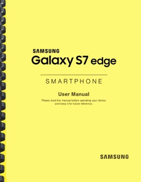 Samsung Galaxy S7 Edge T-Mobile OWNER'S USER MANUAL