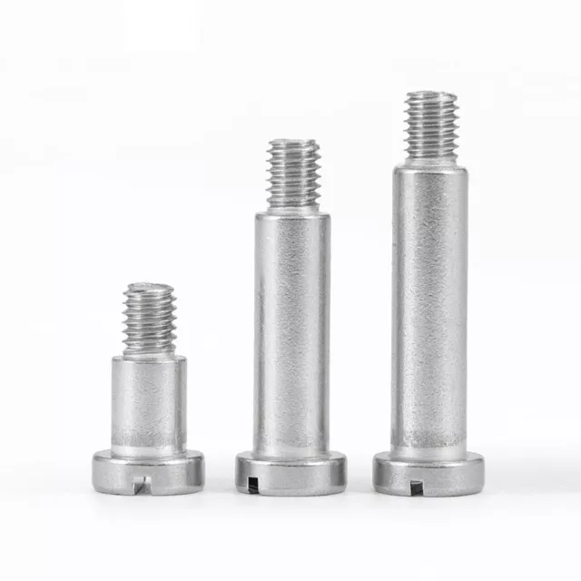 304 Stainless Steel Slotted Shoulder Screw M2-M6 Slot Drive Partial Thread Bolt