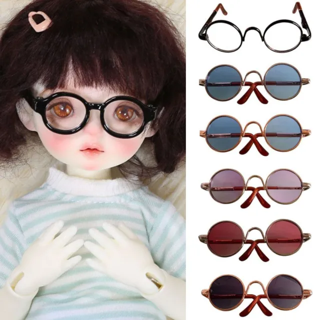 Occhiali da vista bambola di peluche Vestiti per occhiali Carino telaio cuore
