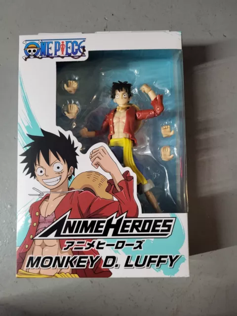 Hewufo Monkey D. Luffy Gear 5 Figure Anime Luffy Big Hand PVC Statue Figures  Collection Model Toys (Red) in 2023