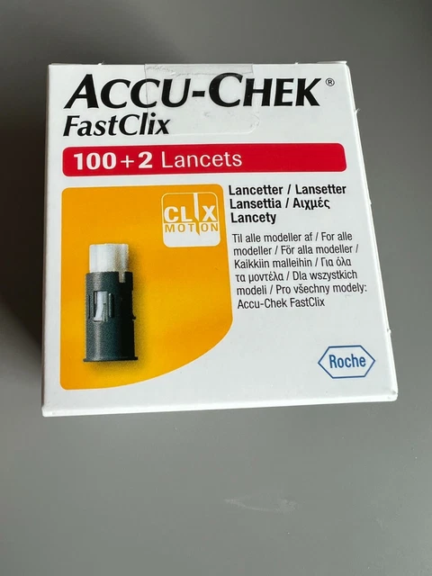 Accu-Chek FastClix Lanzetten 100+2 NEU & OVP MHD 11/2026