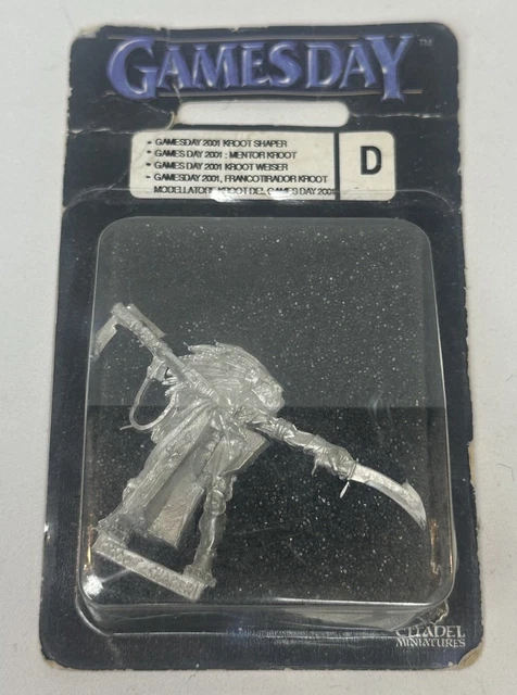 Kroot Shaper from Games Day 2001 has been on my pile of shame for a