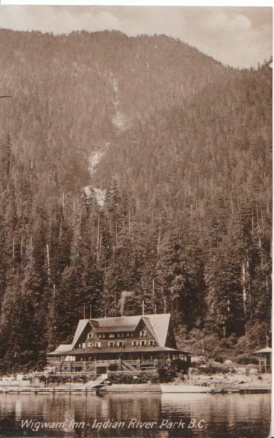 Canada Postcard - Wigwam Inn - Indian River Park - British Columbia - Ref 2649A