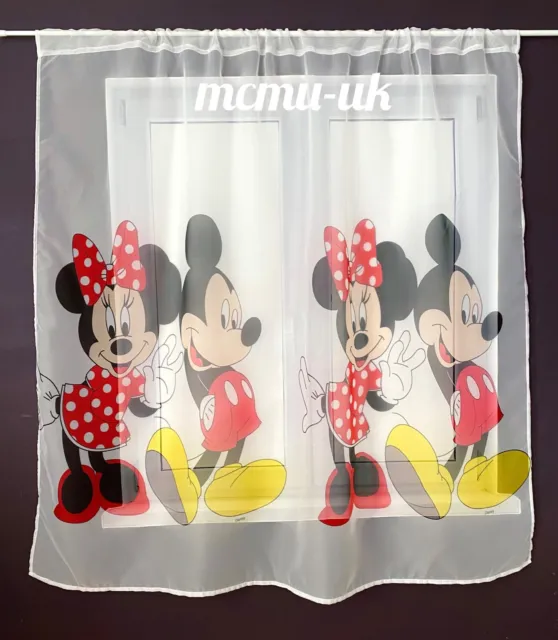 SALE !!! Disney Voile Net Curtain - Mickey and Minnie
