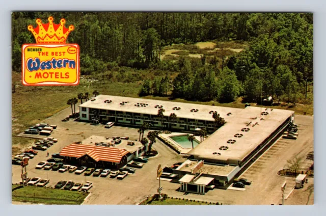 Lake City FL-Florida, Floridian Motor Inn, Advertising, Antique Vintage Postcard