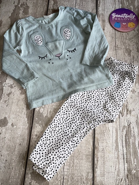 Baby girls cute 2 piece set by Next age 9-12 months