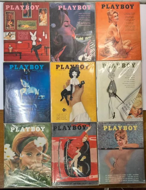 Playboy Magazine, 1963 - Pick Your Issue, Actual Item Photos - G/VG+