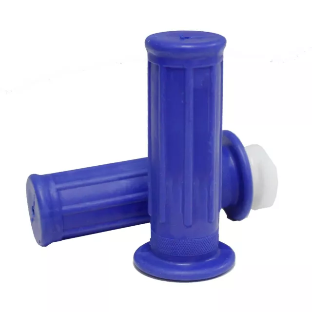 For Yamaha PW50 Blue Hand Grips Rubber Grip Pee Wee 50 PW 50