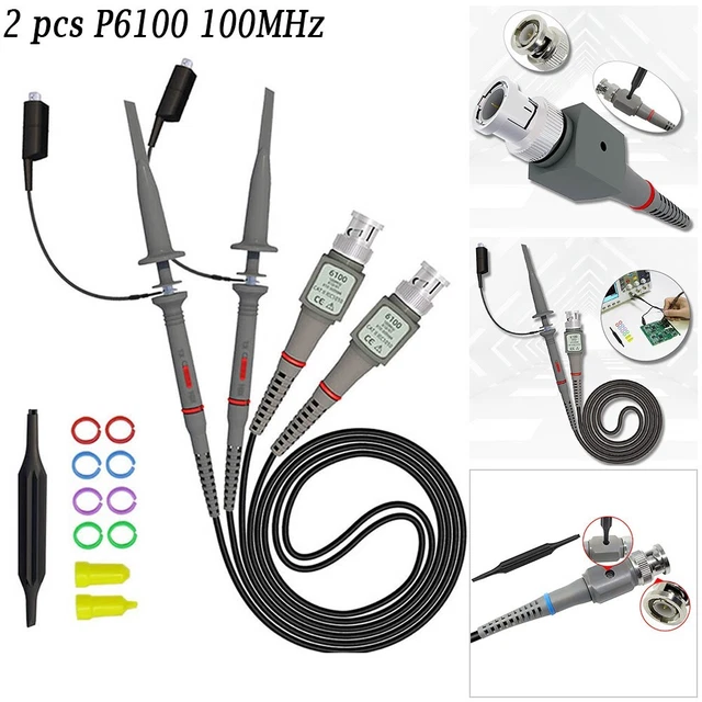 Oscilloscopio testina oscilloscopio cannocchiale da puntamento 2 pezzi per oscilloscopi
