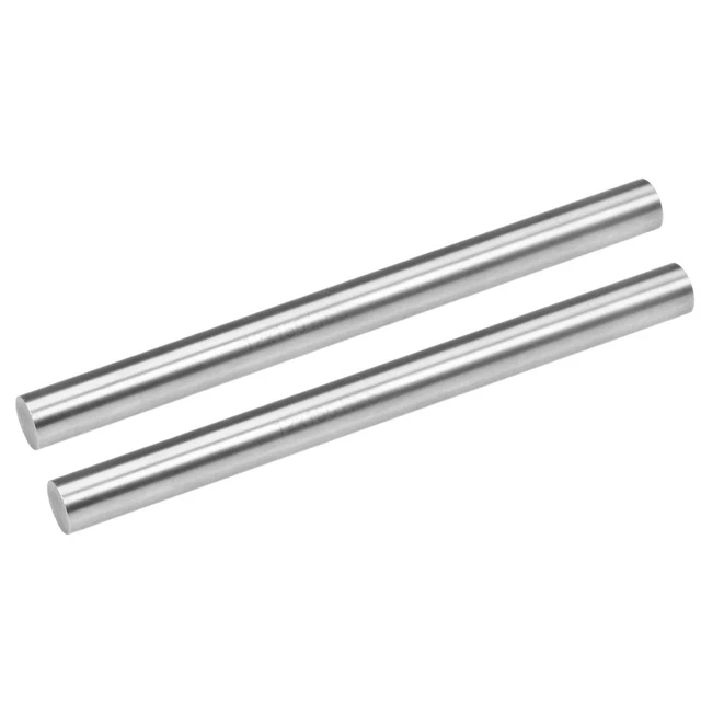 2pcs Round Steel Rod 12mm HSS Lathe Bar Stock Tool 150mm for Shaft Gear Drill