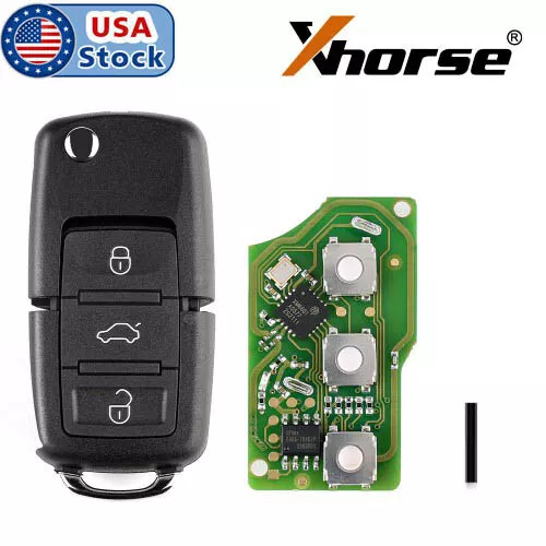 5PCS Xhorse XKB501EN B5 Style Car Remote Smart Key 3 Buttons For Volkswagen