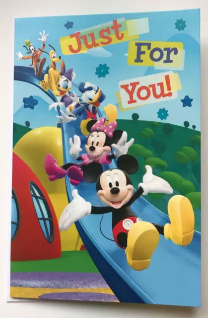 Disney Mickey Maus und Freunde nur für Sie! Geburtstag neue Karte Junge und Mädchen