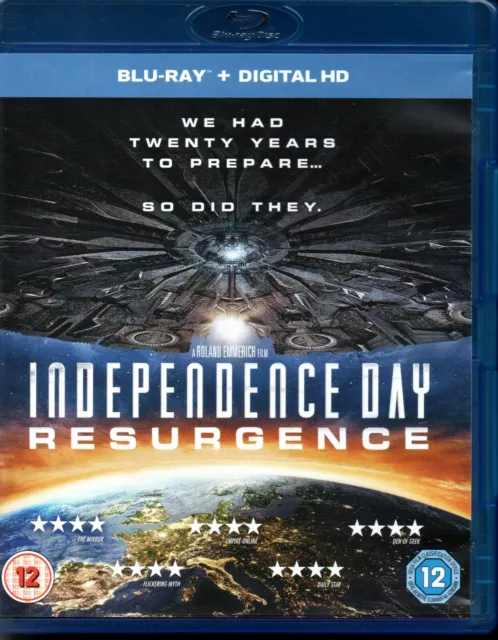 INDEPENDENCE DAY: RESURGENCE - Liam Hemsworth, Jeff Goldblum - Blu-Ray