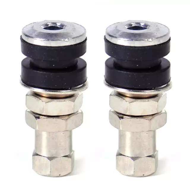 2pc Tire Type Wheel Schrader Valve Tubeless Stem Motorcycle Car Bike ATV Bicycle