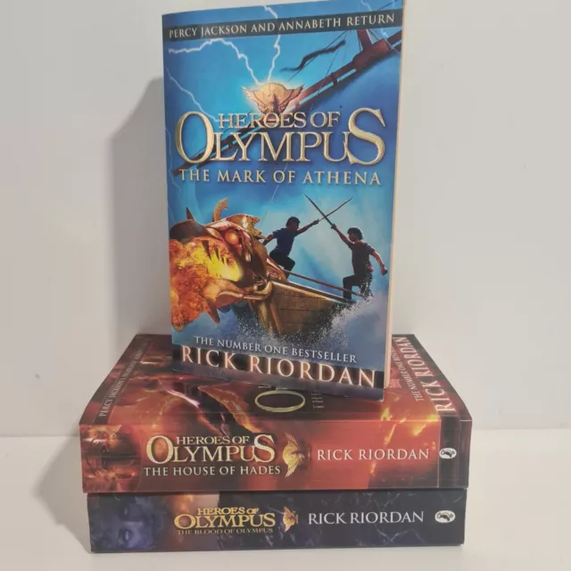 The Heroes of Olympus Books 3,4,5 Bundle x 3 , Rick Riordan PB YA Fiction