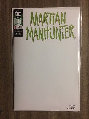 Martian Manhunter #1 (2019) Blank Variant NM