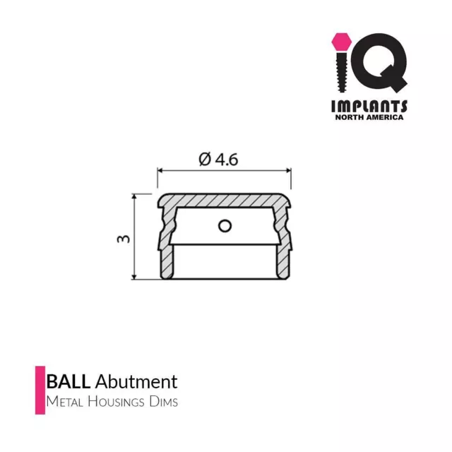 Iq Ee.uu. Bola Accesorio Retentive Tapa Estándar, Transparente 1.3kg/1300gr (20 2