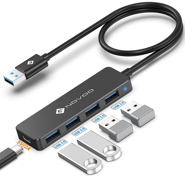 2 Pack] Mini USB to USB C Cable, Type C to Mini USB B High Speed Adapter Converter Cable Cord Compatible with M a c B o o k Air/i P a d Pro/i M a c Pro/H P De ll XPS/Chromebook/Digital Camera (1M