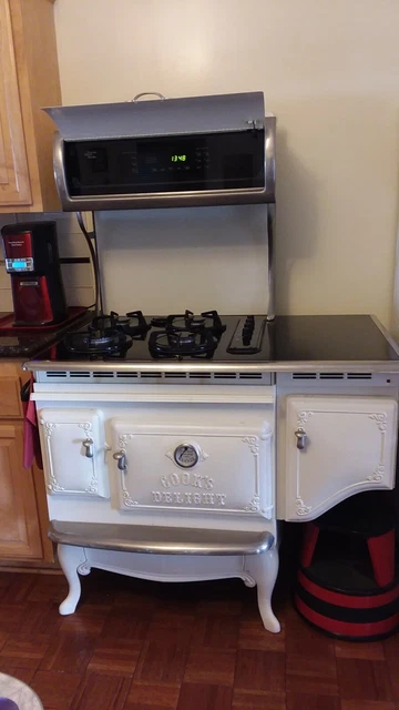 ELMIRA STOVE WORKS Used Reproduction Antique Stove; Gas Cooktop/Electric  Oven $2,800.00 - PicClick
