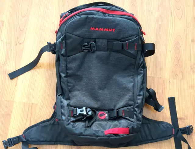 Skitouren Rucksack Mammut Nirvana Flip 25 L, schwarz