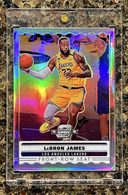 LeBRON JAMES 2019 Panini Contenders Optic FRONT ROW SEAT SILVER PRIZM REFRACTOR